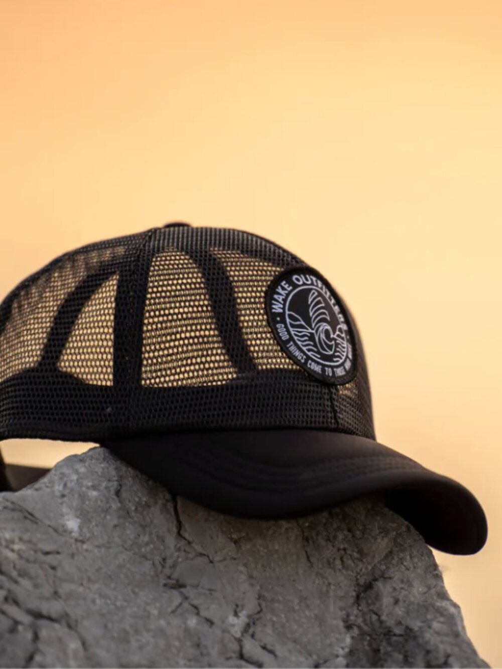 Wake Outfitters Full Mesh Hat - Midnight Flow